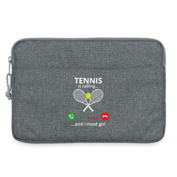 tennis  - Sacoche pour ordinateur portable 13 pouces - gris chiné - Devant