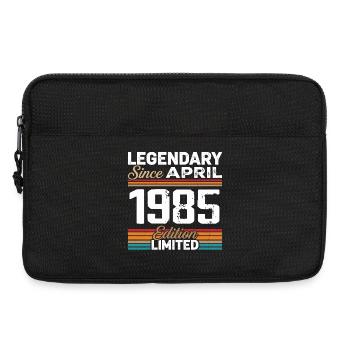 April 1985 Retro April 1985 Geburtstagsgeschenk - Laptoptasche 13" - Schwarz - Vorne