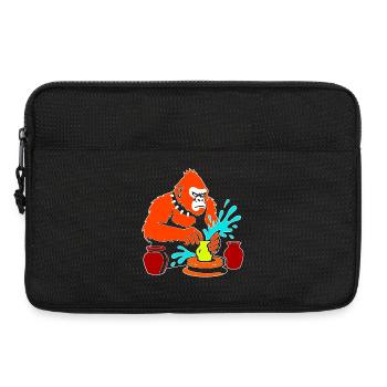 Gorilla Pottery Splash Studio - Laptop bag 13" - black - Front