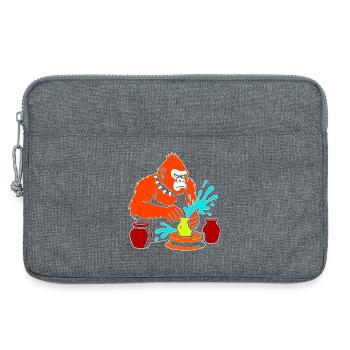 Gorilla Pottery Splash Studio - Laptoptasche 13" - Grau meliert - Vorne