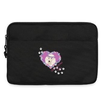 Resting B!tch Face Pudel - Laptoptasche 13" - Schwarz - Vorne