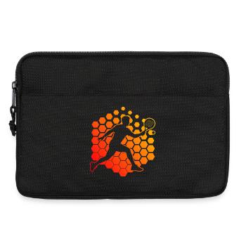 Padel Trainer Geschenkidee für Padel Schläger Fans - Laptoptasche 13" - Schwarz - Vorne
