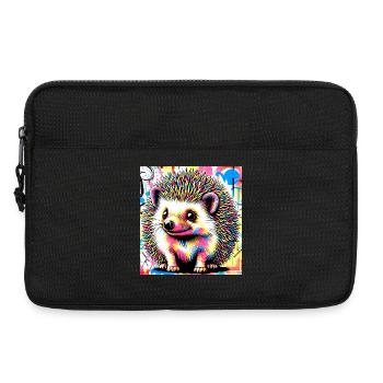 hérisson - Sacoche pour ordinateur portable 13 pouces - noir - Devant