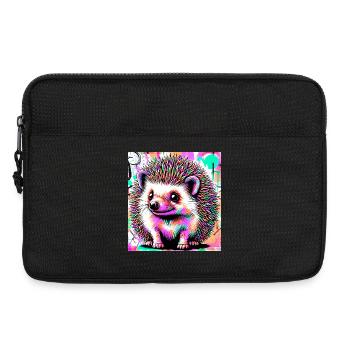 hérisson - Sacoche pour ordinateur portable 13 pouces - noir - Devant