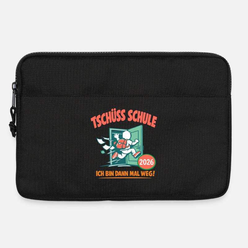 Tschüss Schule - Abschluss 2026 - Laptoptasche 13" - Schwarz