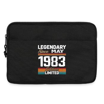 May 1983 Vintage May 1983 Retro May 1983 - Laptop bag 13" - black - Front