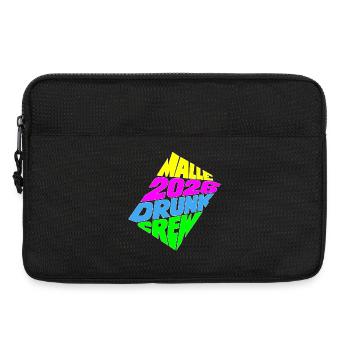 Malle 2026 Drunk Crew - Laptop bag 13" - black - Front