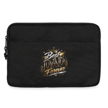 Meilleur Papa Pour Toujours - Father's Day - Sacoche pour ordinateur portable 13 pouces - noir - Devant