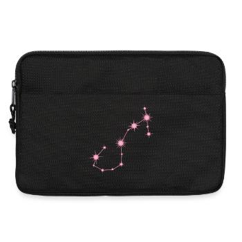 Skorpion-Stern Sternbild Sternzeichen Pastellrosa - Laptoptasche 13" - Schwarz - Vorne