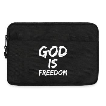 god is freedom - Laptoptasche 13" - Schwarz - Vorne