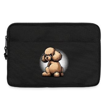 Pudel Pudelbesitzer Pudelliebhaber Pudelhund - Laptoptasche 13" - Schwarz - Vorne