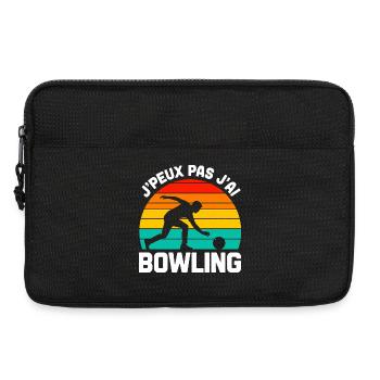 Je Ne Peux Pas J'ai Bowling - Laptoptasche 13" - Schwarz - Vorne