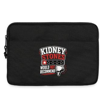 Kidney Stones – Would Not Recommend Recovery - Laptop bag 13" - black - Front