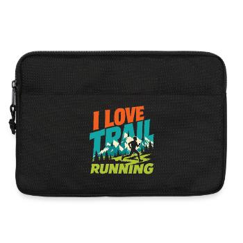 Ich liebe Trailrunning - Laptoptasche 13" - Schwarz - Vorne