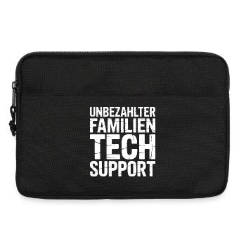 Unbezahlter Familien Tech Support - Laptoptasche 13" - Schwarz - Vorne