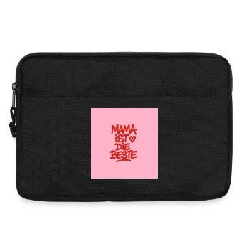 Mama ist die Beste Kühlschrankmagnet und mehr - Laptoptasche 13" - Schwarz - Vorne