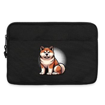 Akita Akita propriétaire Akitas Akita amoureux Akitafan - Sacoche pour ordinateur portable 13 pouces - noir - Devant