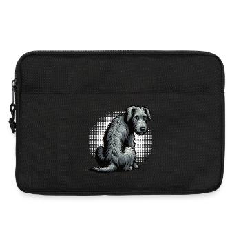 Lévrier irlandais Lévrier Propriétaire de chien de lévrier Fan de chien de loup - Sacoche pour ordinateur portable 13 pouces - noir - Devant