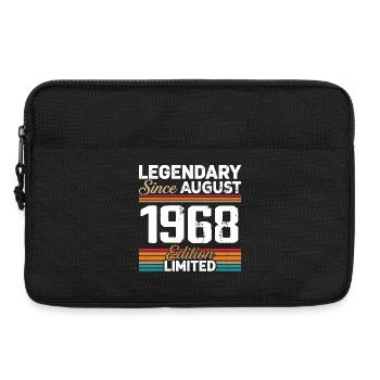 Legendary Since August 1968 Vintage Retro - Laptop bag 13" - black - Front