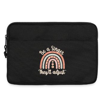 Sois chanteur. Ils s’adapteront. - Sacoche pour ordinateur portable 13 pouces - noir - Devant