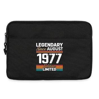 Légendaire Depuis Août 1977 Vintage Rétro - Sacoche pour ordinateur portable 13 pouces - noir - Devant
