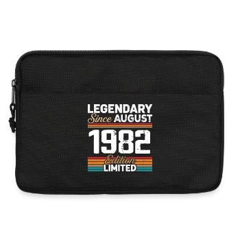 Légendaire Depuis Août 1982 Vintage Rétro - Sacoche pour ordinateur portable 13 pouces - noir - Devant
