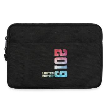 7. Geburtstag Limited Edition 2019 – Jahrgang 2019 - Laptoptasche 13" - Schwarz - Vorne