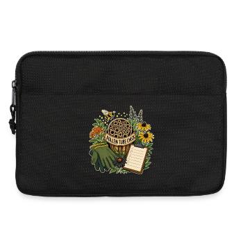 POLLEN TUBE CHECK Plants - Laptop bag 13" - black - Front