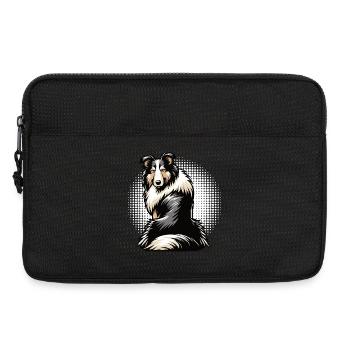 Propriétaire de Collie Collie Amant de Collie Collie Propriétaire - Sacoche pour ordinateur portable 13 pouces - noir - Devant