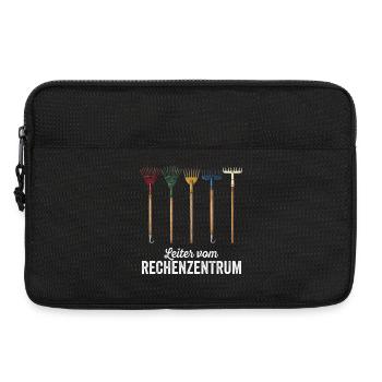 Admin Programmierer ITler Informatiker Spruch EXE - Laptoptasche 13" - Schwarz - Vorne