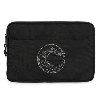 Ocean Wave – Art minimaliste Sea Wave - Sacoche pour ordinateur portable 13 pouces - noir - Devant