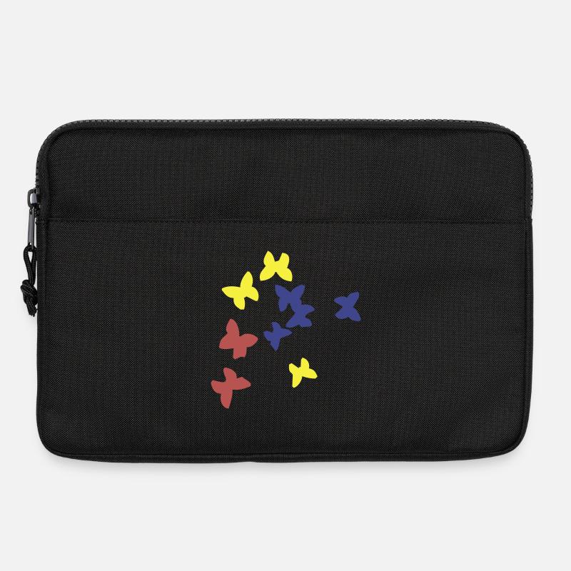 Schmetterlinge - Laptoptasche 13" - Schwarz