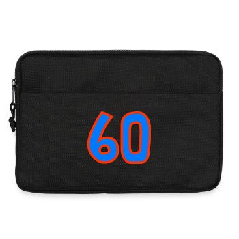 60. 60 JAHRE. 60-JÄHRIGES JUBILÄUM. 60. GEBURTSTAG. - Laptoptasche 13" - Schwarz - Vorne