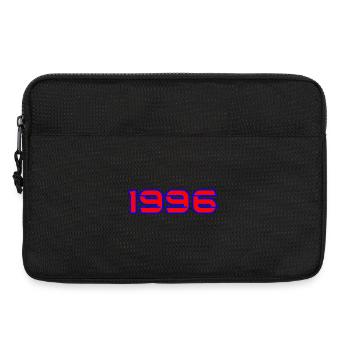 1996 Neon Retro-Logo - Laptoptasche 13" - Schwarz - Vorne