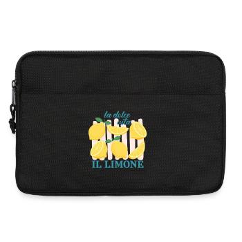La Dolce Vita Il Limone - Laptoptasche 13" - Schwarz - Vorne