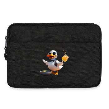 Sonnenbrille Ente Toast Bier - Laptoptasche 13" - Schwarz - Vorne