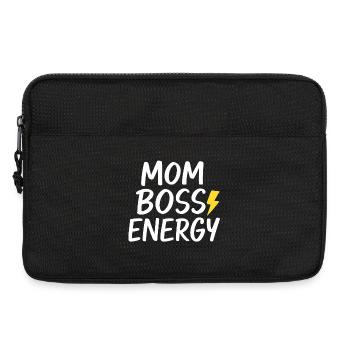 Mom Energy - Laptoptasche 13" - Schwarz - Vorne