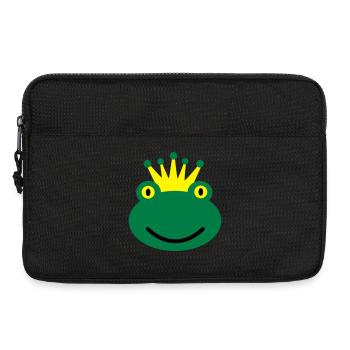 6061912 119207995 grenouille - Sacoche pour ordinateur portable 13 pouces - noir - Devant