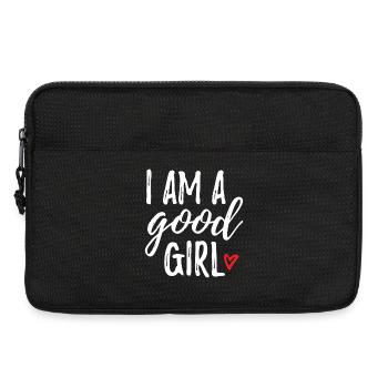 I Am A Good Girl - Laptop bag 13" - black - Front