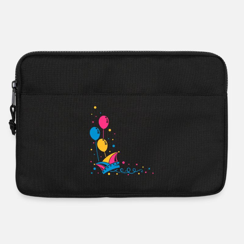 Narrenkappe Karneval Fasching - Laptoptasche 13" - Schwarz