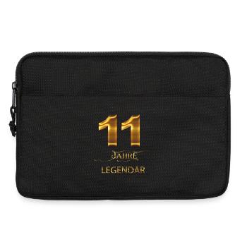 11 Jahre Legendär - Laptoptasche 13" - Schwarz - Vorne