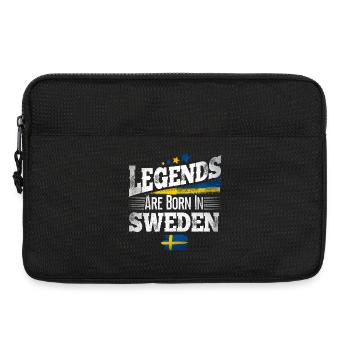 Schweden Legenden - Laptoptasche 13" - Schwarz - Vorne