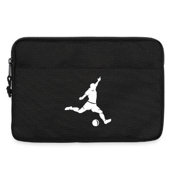 Soccer Player Goal Shot Sport Symbol Club - Laptop bag 13" - black - Front