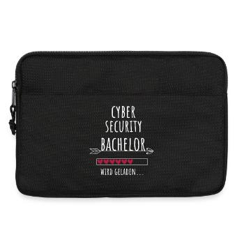 Cyber Security Bachelor Studium Geschenk - Laptoptasche 13" - Schwarz - Vorne