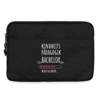 Kindheitspädagogik Bachelor Studium Geschenk - Laptoptasche 13" - Schwarz - Vorne