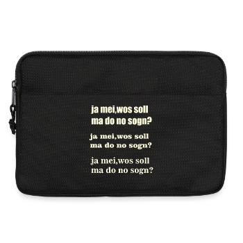 ja mei - Laptoptasche 13" - Schwarz - Vorne