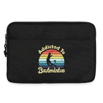 Badminton - Laptoptasche 13" - Schwarz - Vorne