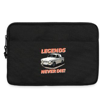 Legends never die - Laptoptasche 13" - Schwarz - Vorne