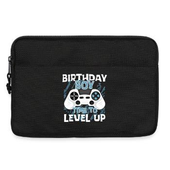 Birthday Boy time to level up - Laptoptasche 13" - Schwarz - Vorne