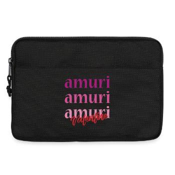 t-shirt amuri sicilian love valentine's day - Laptop bag 13" - black - Front